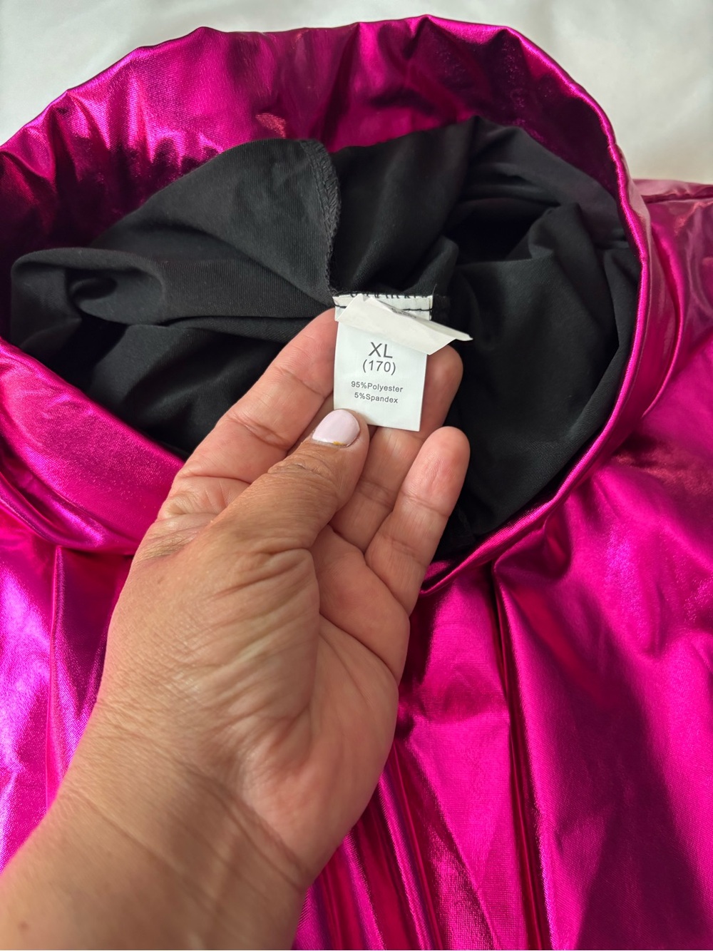 Big Kid Metallic Fuchsia Skirt - XL